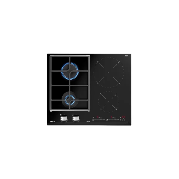 TEKA MAESTRO HOB GAS + INDUCTION JZC 64322 ABB BK (ME) GLASS BLACK