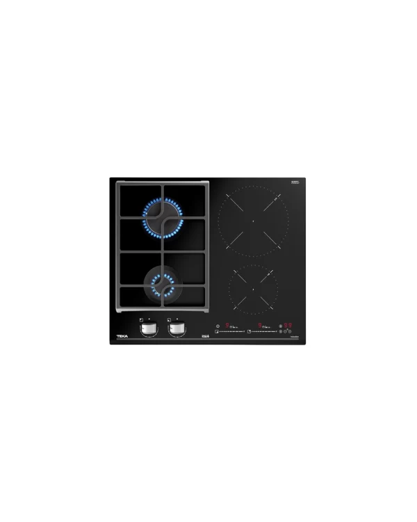 TEKA MAESTRO HOB GAS + INDUCTION JZC 64322 ABB BK (ME) GLASS BLACK