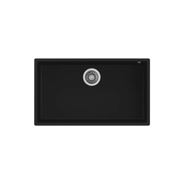 TEKA MAESTRO SQUARE 72.40 TG B BLACK TEGRANITE UNDERMOUNT SINK