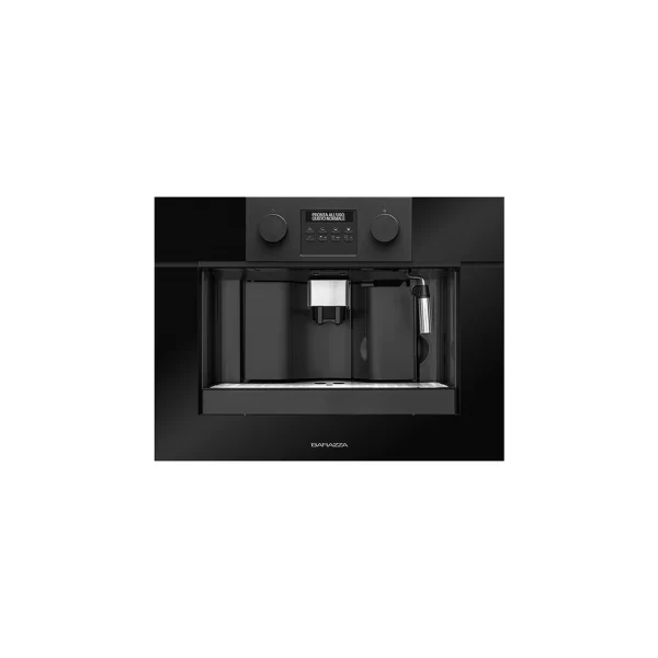 BARAZZA COFFEE MACHINE BUILT-IN ICON BLACK GLASS