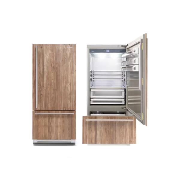 FHIABA INTEGRATED COMBI REFRIGERATOR FREEZER WITH 1 TRIMODE DRAWER 90 CM RIGHT HINGE WITH ICE MAKER