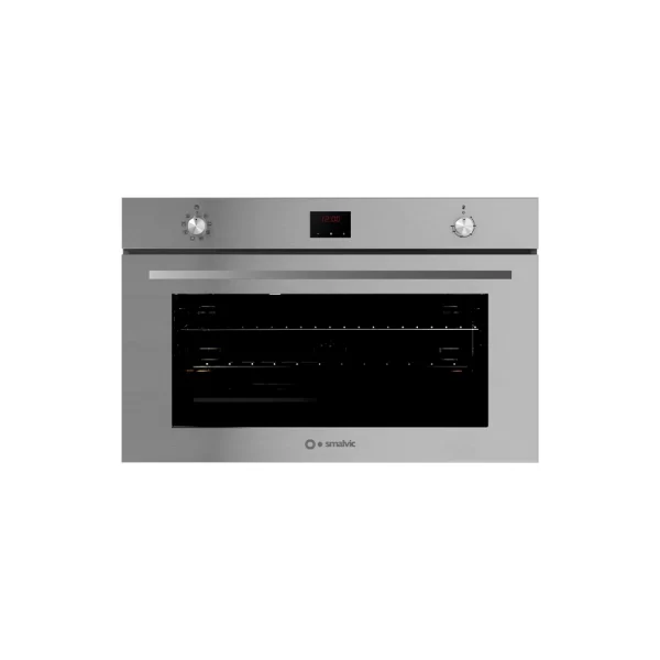 SMALVIC 90GEVT-UN 90 CM GAS ELECTRIC OVEN STAINLESS STEEL INOX