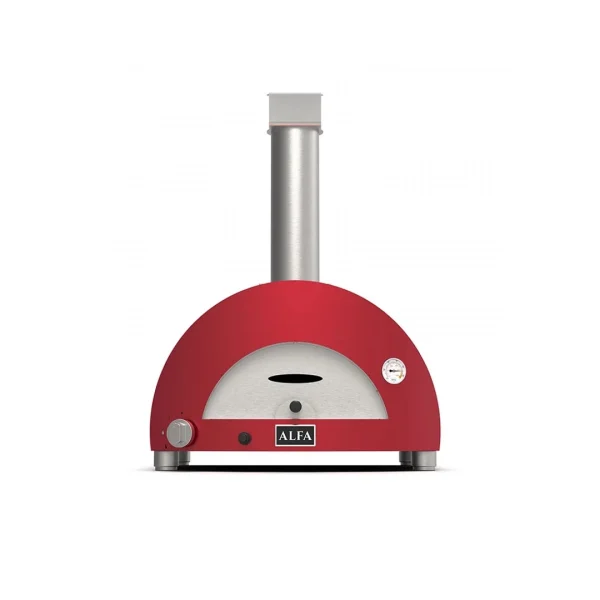 ALFA PIZZA OVEN MODERNO LINE 1 PIZZE GAS ANTIQUE RED FXMD-1P-GROA