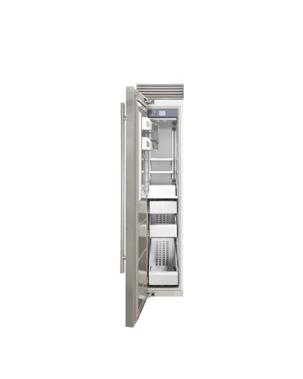 FHIABA XS450FZ3I 45 CM COLUMN FULL FREEZER LEFT HINGE WITH ICE MAKER STAINLESS STEEL X-PRO BUILT-IN - Image 2
