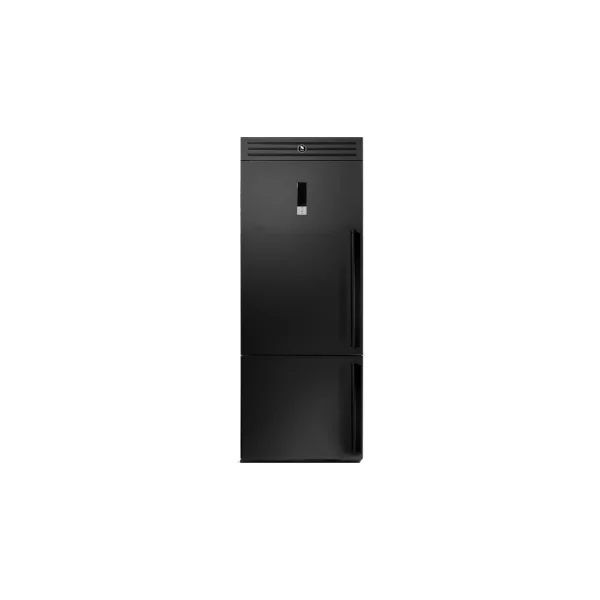 STEEL CUCINE EQFR-7 SX NF 76 CM COMBI FRDIGE LEFT OPENING ALL BLACK ENFASI FREE-STANDING